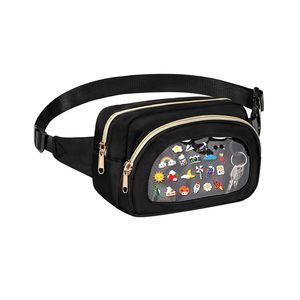 Pin Bag Ita Transparnt Trading Bag, Strong Crossbody Travel Pin Storage O_O